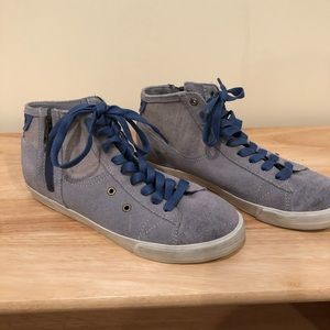 Timberland blue suade/denim sneaker
